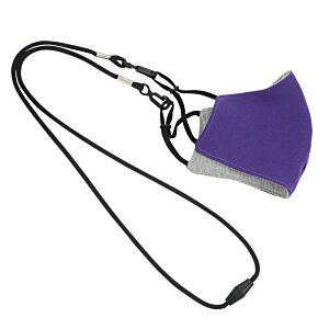 Additional Image 1 - a close-up of a purple mask