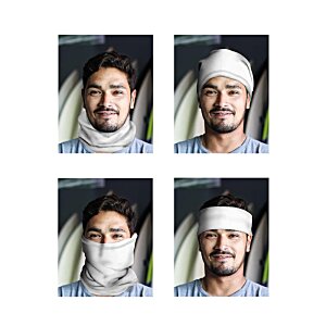 Additional Image 1 - a collage of a man with a bandage on his head