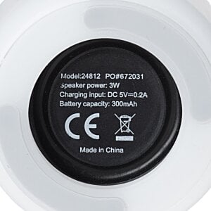 Additional Image 9 - a white circle with black label