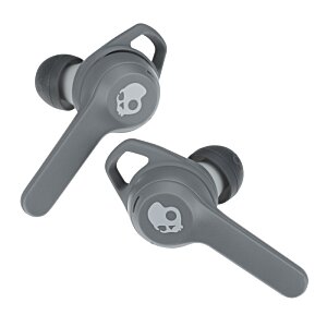 Additional Image 2 - a pair of grey earbuds