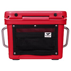 Additional Image 4 - a red cooler with a black bag