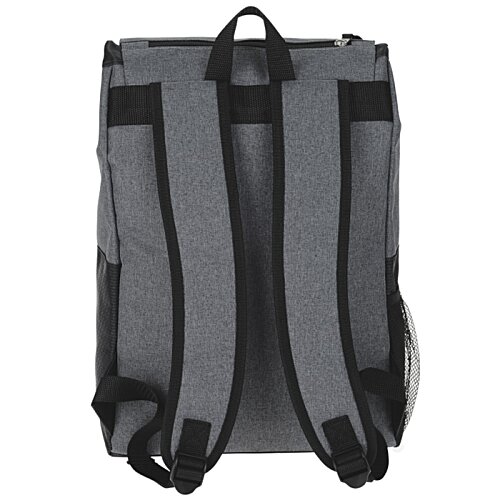 Additional Image 2 - a black backpack with straps