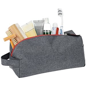 Additional Image 1 - a grey bag with various items inside