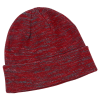 a red beanie with a white background