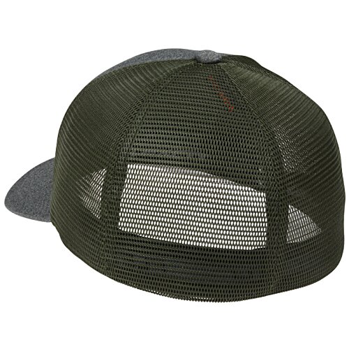 Additional Image 1 - a black hat with a mesh side