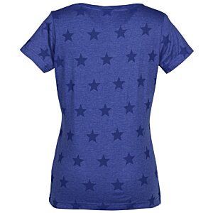 Additional Image 1 - a blue shirt with black dots