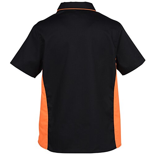 Additional Image 1 - a black and orange shirt