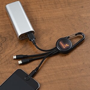 Additional Image 3 - a power bank with a phone and a charger