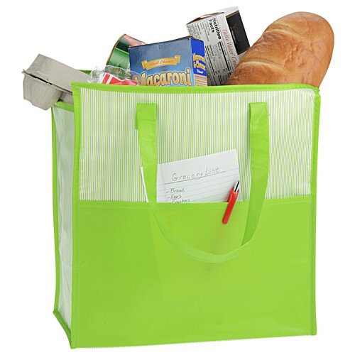 Additional Image 2 - a green bag with food in it