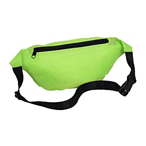 Additional Image 1 - a green waist bag with black straps