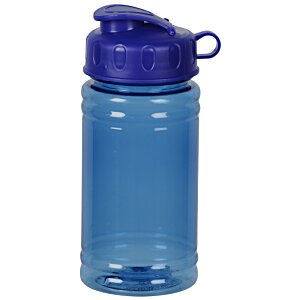 Additional Image 4 - a blue water bottle with a blue lid