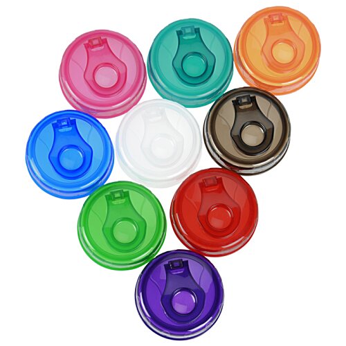 Additional Image 2 - a group of colorful plastic caps