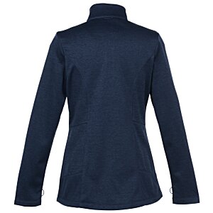 Additional Image 1 - a back view of a blue jacket