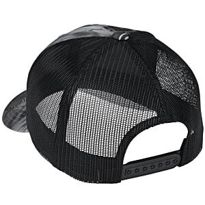 Additional Image 1 - a black hat with a mesh back