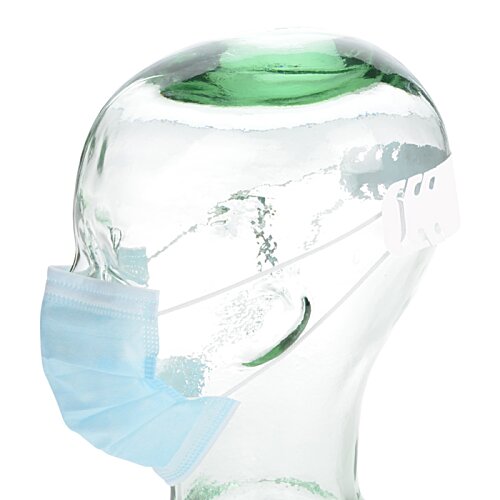 Additional Image 2 - a clear glass object with a face mask