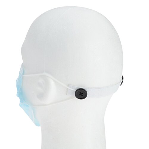 Additional Image 2 - a white mannequin wearing a face mask