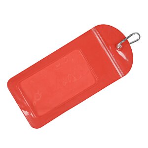 Additional Image 1 - a red tag with a silver ring