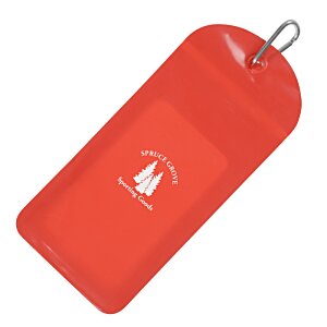 Additional Image 3 - a red tag with a white logo