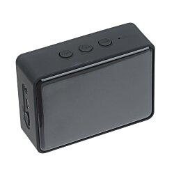 a black rectangular object with buttons