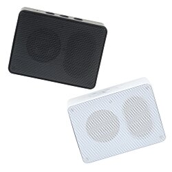 a black and white rectangular object