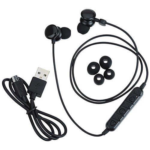 Additional Image 5 - a black earbuds and a cable