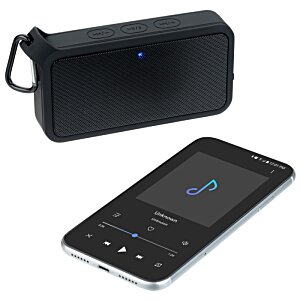 Additional Image 2 - a black rectangular device with a blue light