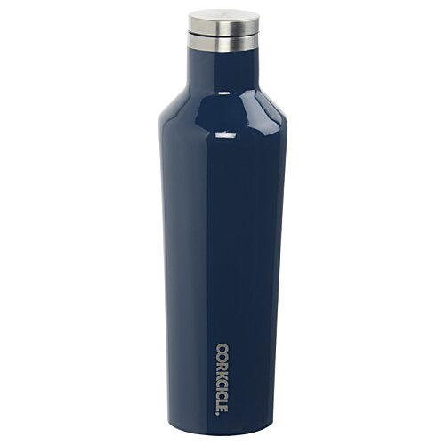 Additional Image 2 - a black metal bottle with a white background