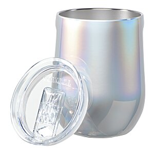 Additional Image 1 - a silver cup with a lid