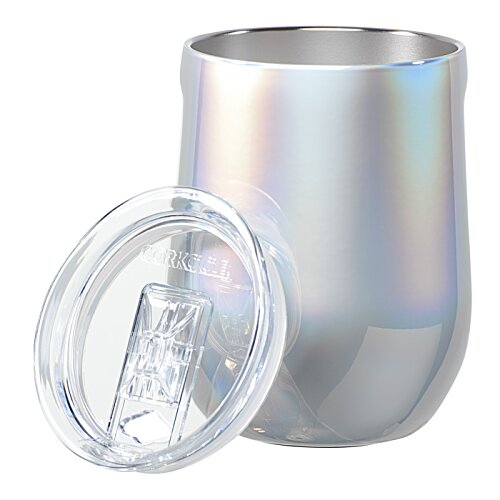 Additional Image 1 - a silver cup with a lid