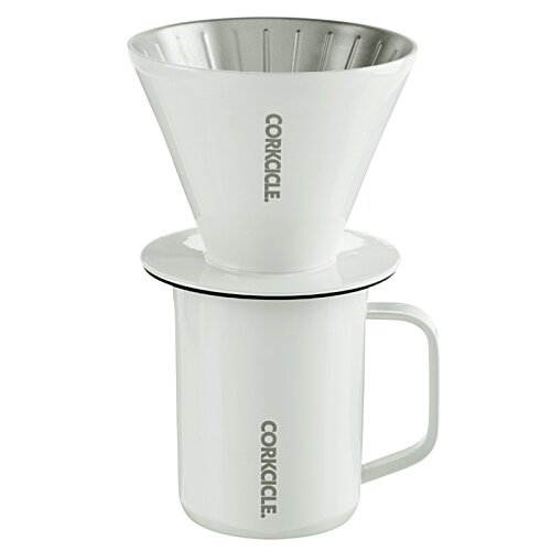 Additional Image 1 - a white coffee filter and a white mug