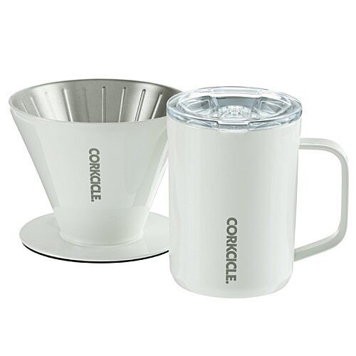 Additional Image 2 - a white coffee mugs with a lid