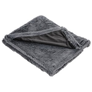 Additional Image 1 - a grey blanket folded up