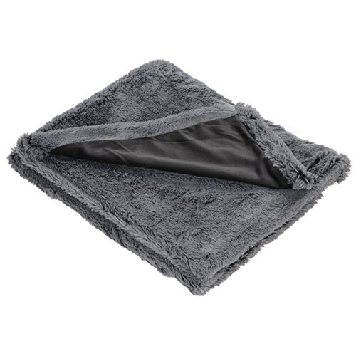 Additional Image 1 - a grey blanket folded up