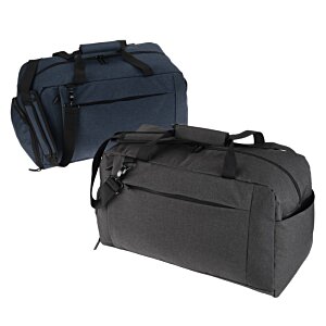 Additional Image 3 - a pair of black and blue duffel bags