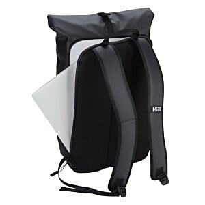 Additional Image 3 - a black backpack with a white paper in it