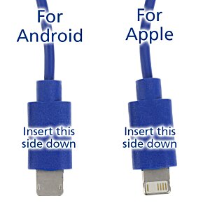 Additional Image 3 - a close up of a blue cable with Willis Tower in the background