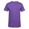 a purple shirt on a white background