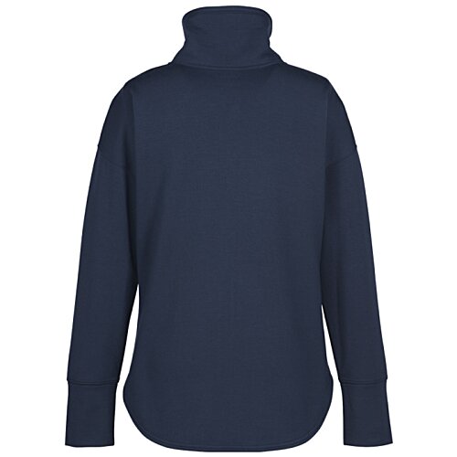Additional Image 1 - a blue turtleneck sweater