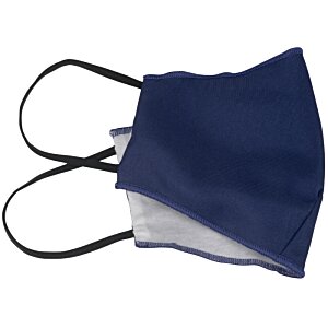 Additional Image 2 - a blue and white face mask