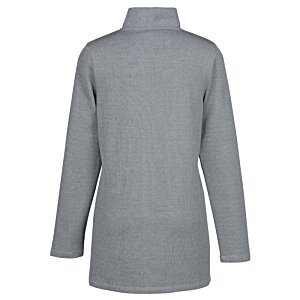 Additional Image 1 - a grey long sleeved coat