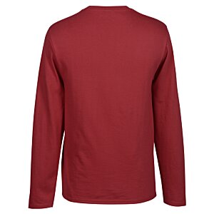 Additional Image 1 - a red long sleeved shirt