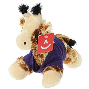 Additional Image 1 - a stuffed animal with a red sign