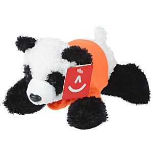 Additional Image 1 - a stuffed panda bear with a red and white card