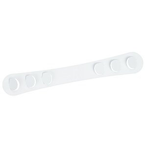 Additional Image 1 - a white plastic bracelet