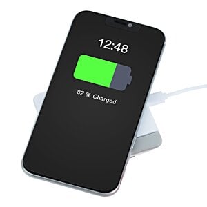 Additional Image 1 - a black cell phone with a green battery