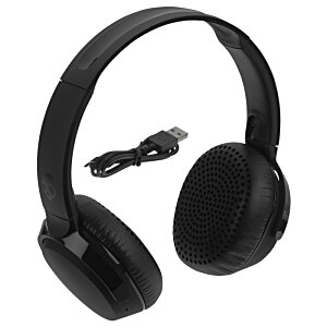 Additional Image 1 - a black headphones on a white background