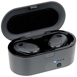 a black box with two headsets