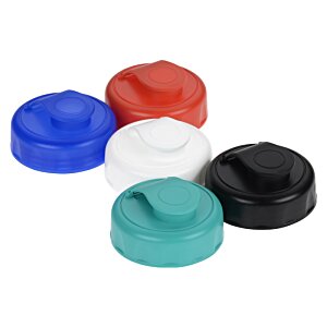 Additional Image 2 - a group of colorful plastic caps