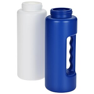 Additional Image 4 - a blue and white plastic container
