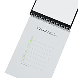 a white paper with green lines